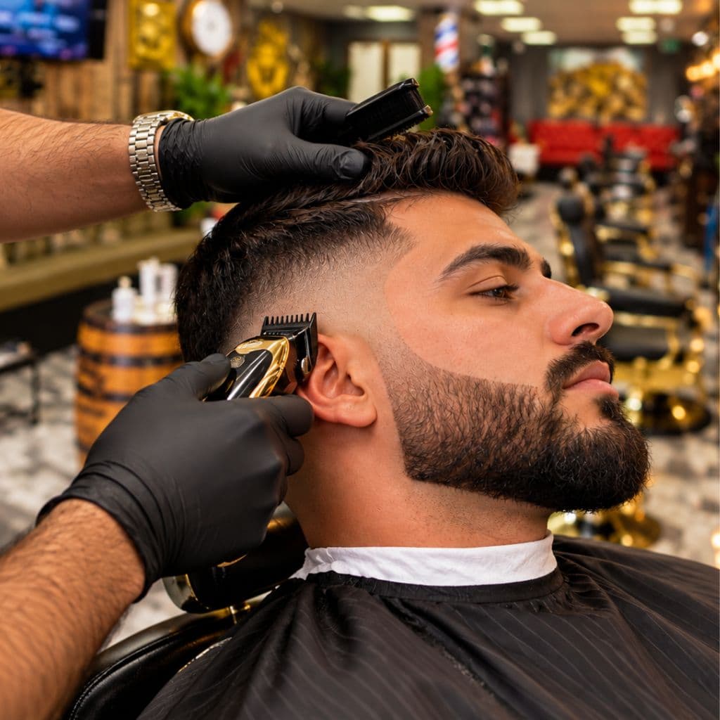 Skin Fade & Beard Trim at KARIZMA Turkish Barber