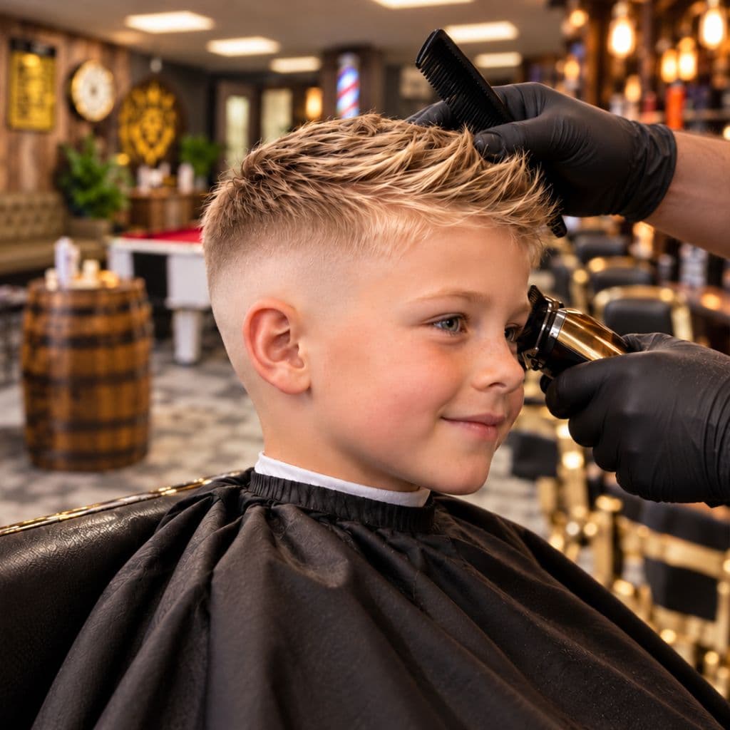 Kids Skin Fade at KARIZMA Turkish Barber