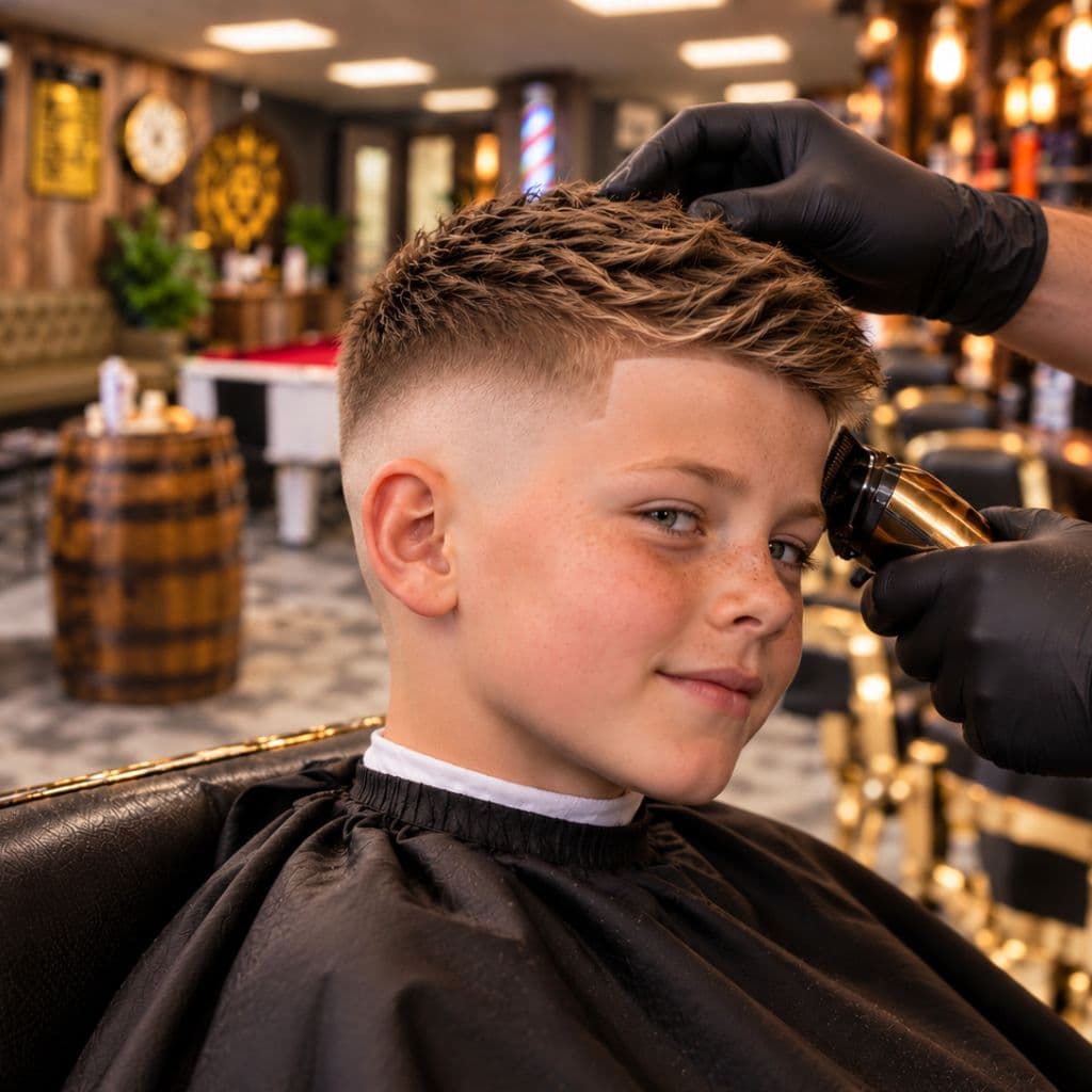 Young Kings Skin Fade at KARIZMA Turkish Barber